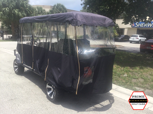 golf cart rain enclosure, ezgo enclosure, club car enclosure